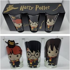 Warner Bros. Harry Potter Character Shot Glass Set - Black, Red, and Yellow